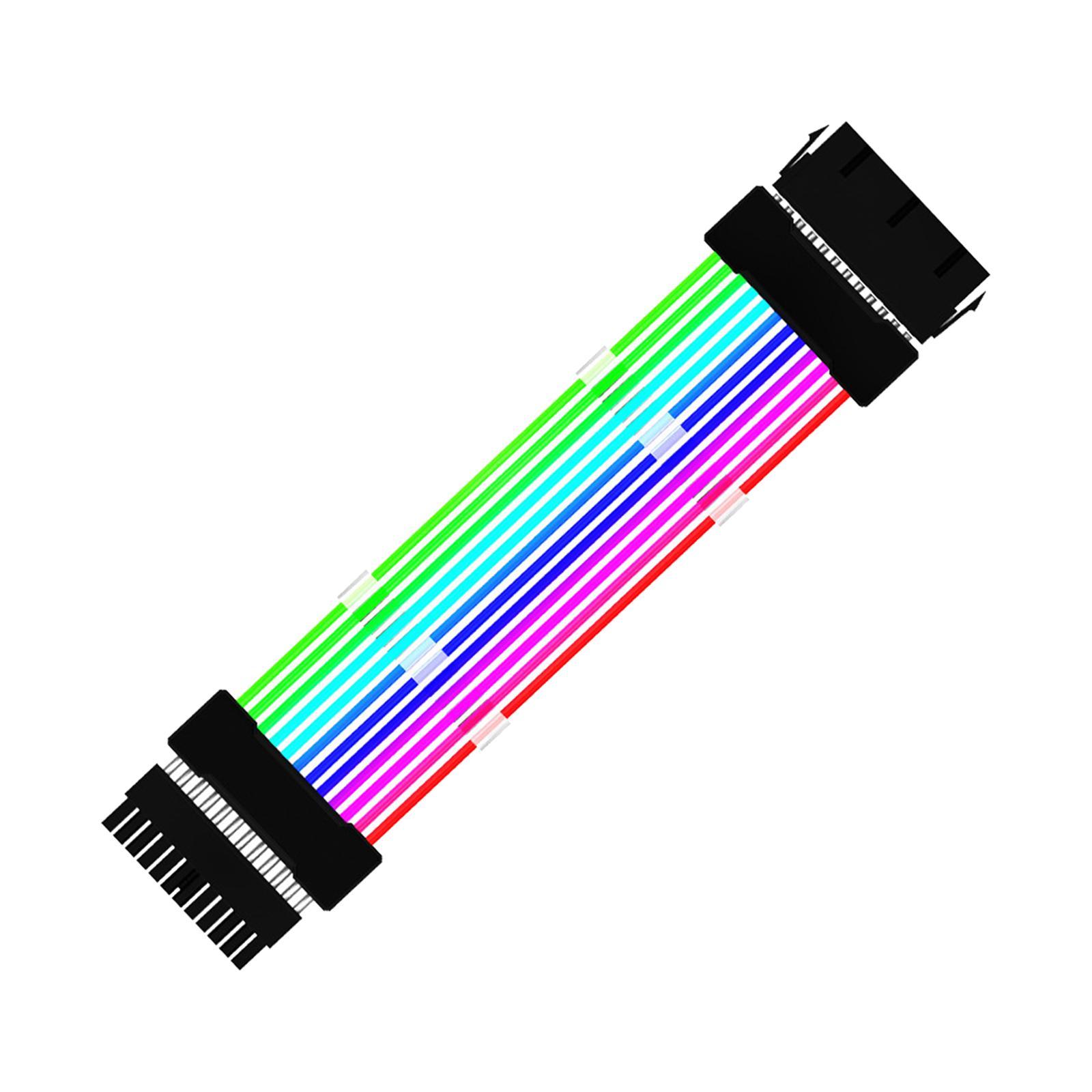 Extension RGB Cable PSU Extension Cable Set PCIe Cable for Computer PC