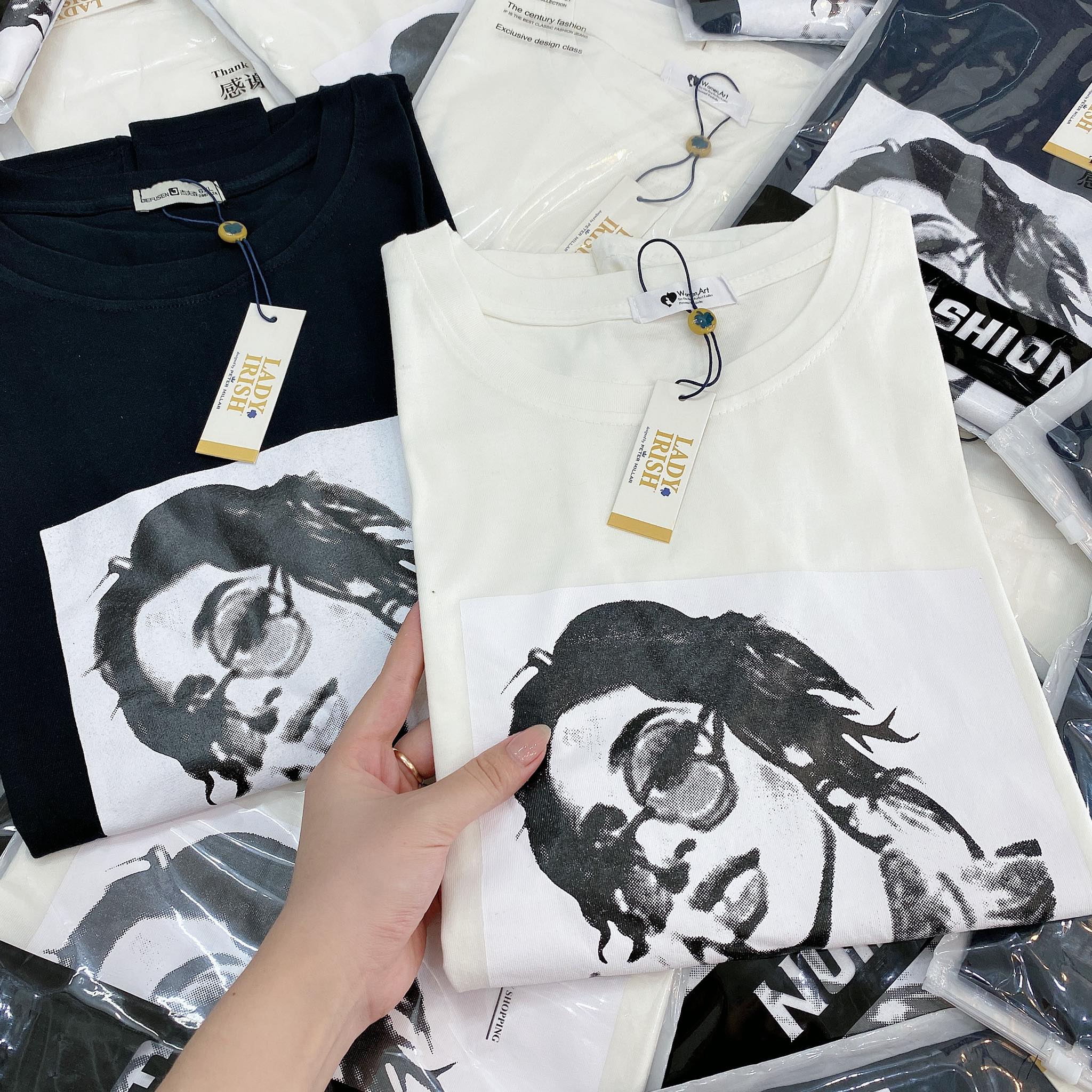 Áo thun cotton cá tính Nam/Nữ