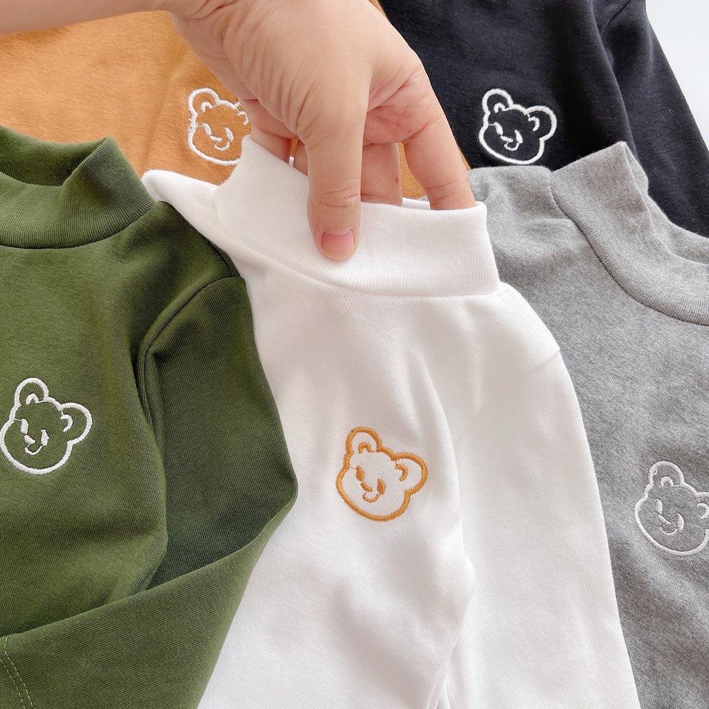 áo giữ nhiệt cho bé trai bé gái áo len cotton cổ 3 phân cho bé lili.kids AP08