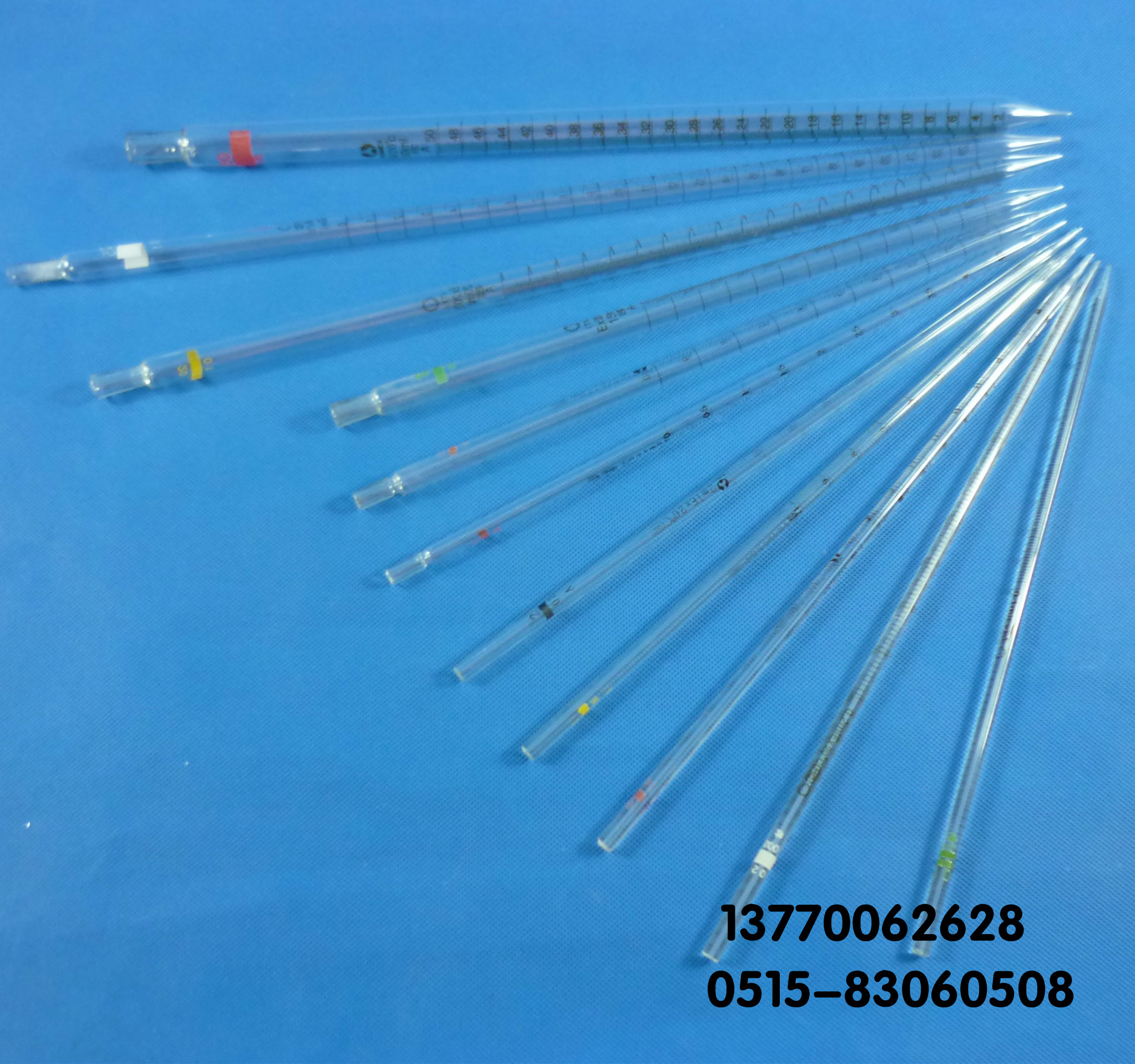 [OneLab] Dung cụ thí nghiệm Pipet thẳng chia vạch/ Pipet thủy tinh Hãng Onelab