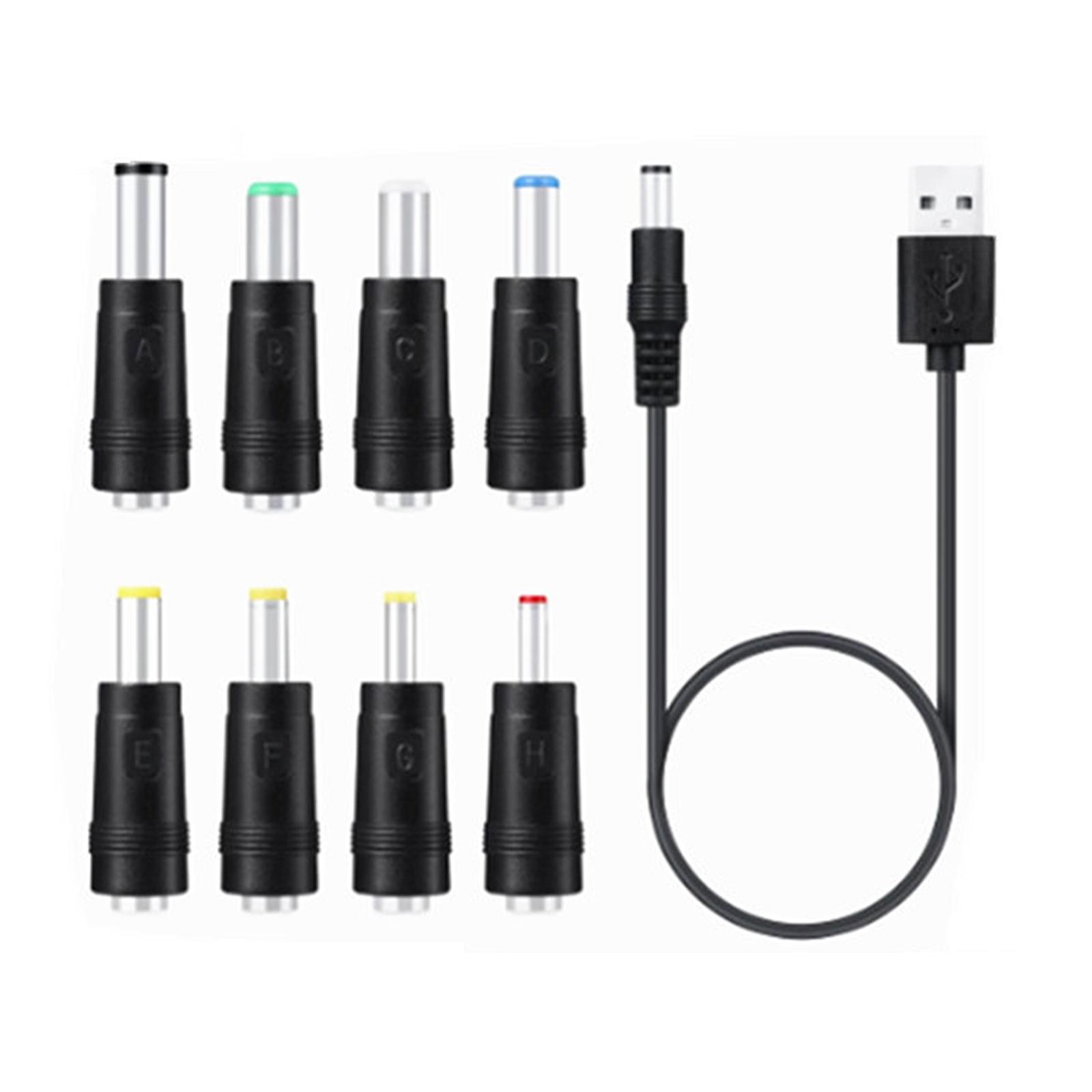 Laptop DC Power Adapter 5.5 x 2.1mm Female Bases Power Adapter Tips Connector