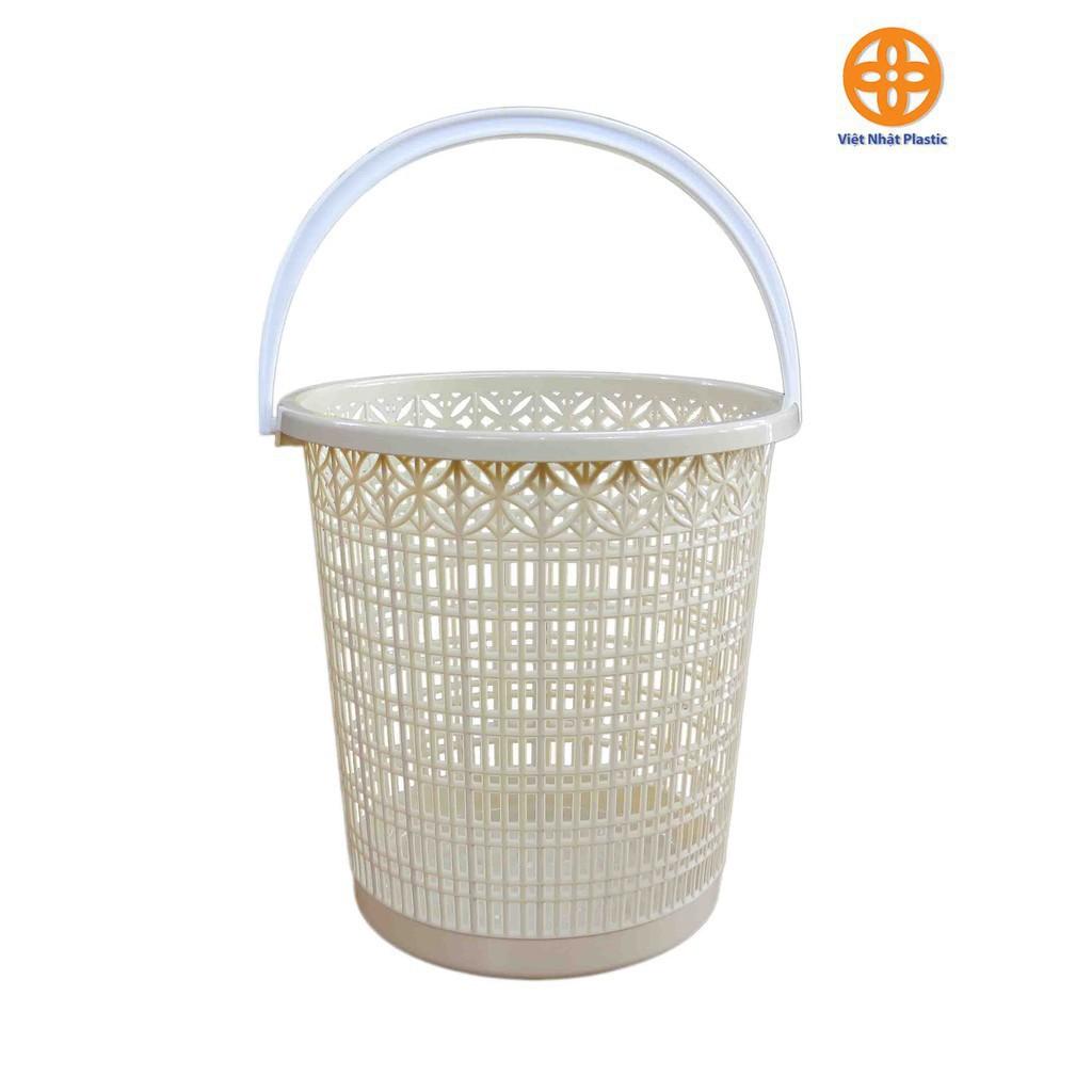 Sọt Đựng rác hoa đồng tiền Việt Nhật Plastic