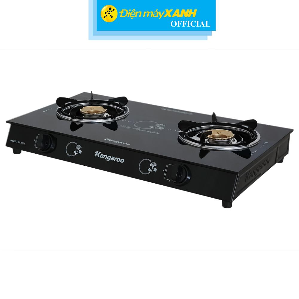 Bếp ga đôi Kangaroo KG207G - Hàng Chính Hãng