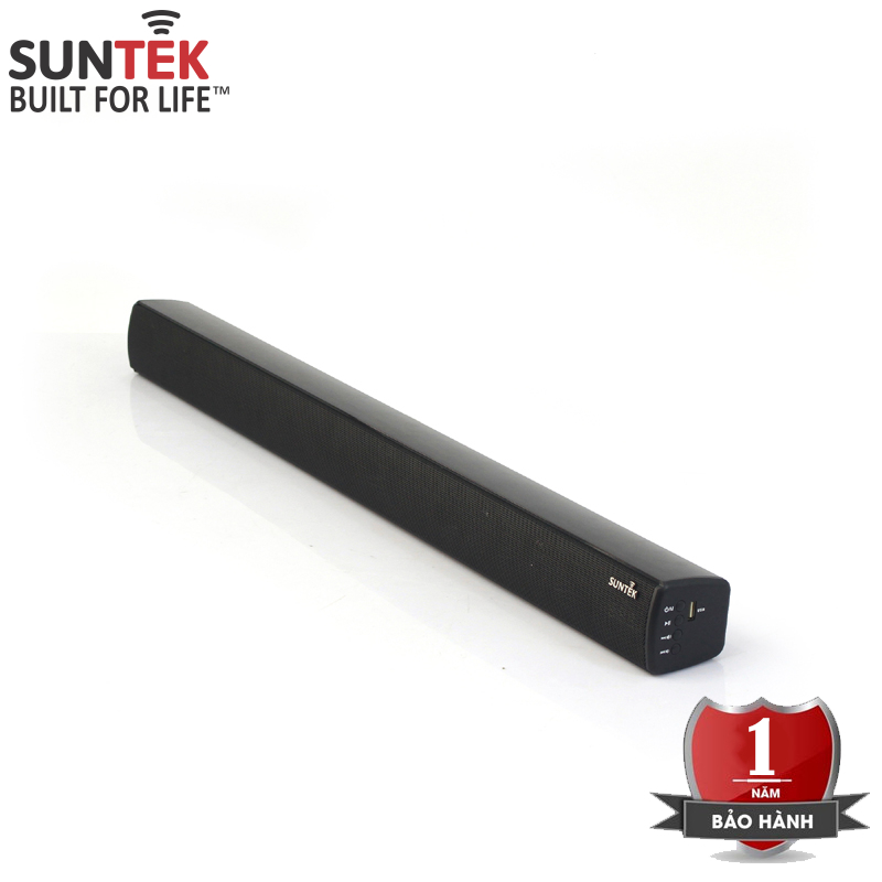 Loa Thanh Soundbar TV Bluetooth Speaker SUNTEK KMS-141 - Công suất 40W | 4 Loa Âm Thanh Vòm | Đèn báo | Điều khiển Từ xa | Kết nối: Bluetooth 5.0, USB, Aux 3.5mm, Coaxial &amp; Optical- Hàng Chính Hãng