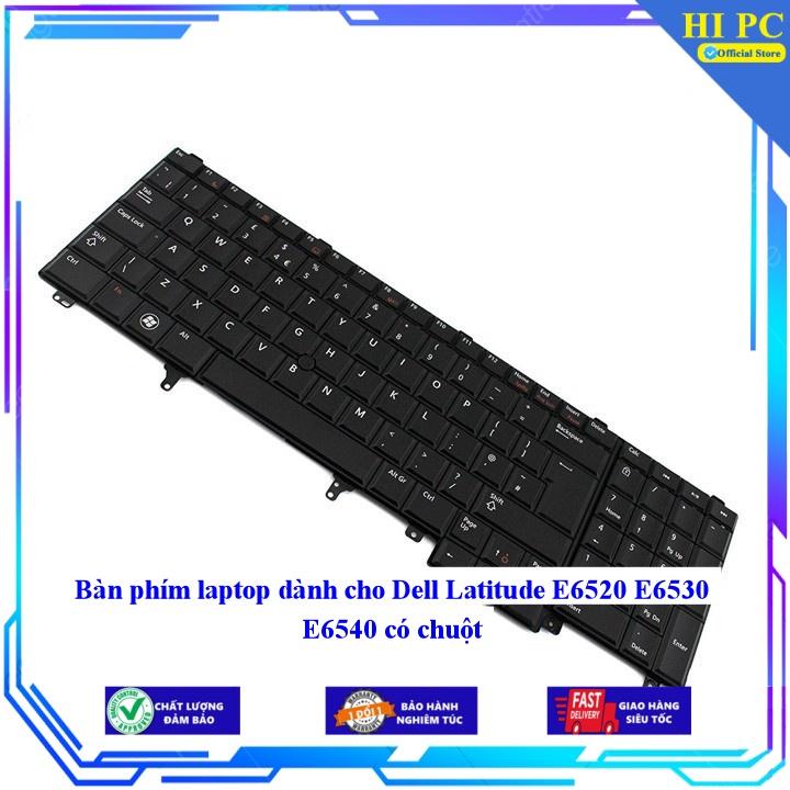 Bàn phím laptop dành cho Dell Latitude E6520 E6530 E6540 có chuột - Hàng Nhập Khẩu mới 100%