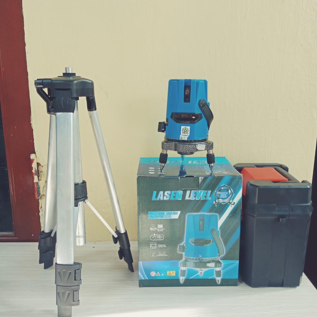 Máy cân mực laser tia đỏ | may can muc 5 tia do
