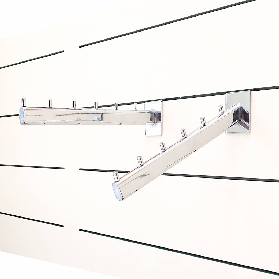 Giá treo Oval nghiêng cài tấm SMLIFE Slatwall