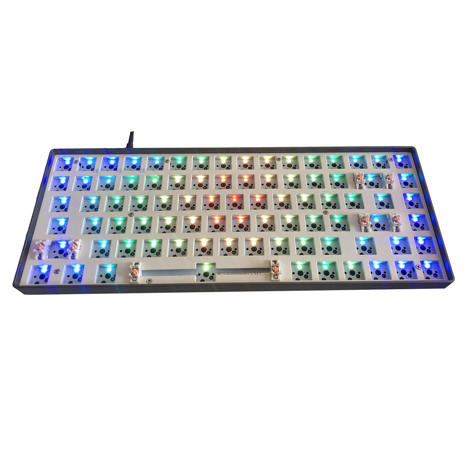 84 Key Modular Mechanical Keyboard Hot-Swappable with RGB light