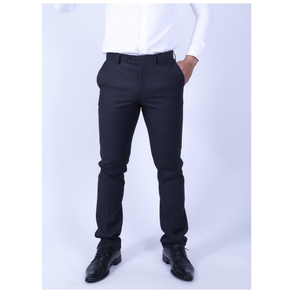 OWEN - Quần âu nam màu Xanh Navy dáng SLIMFIT có cạp tăng đơ co dãn - DÁNG ÔM chất nano co dãn 220508