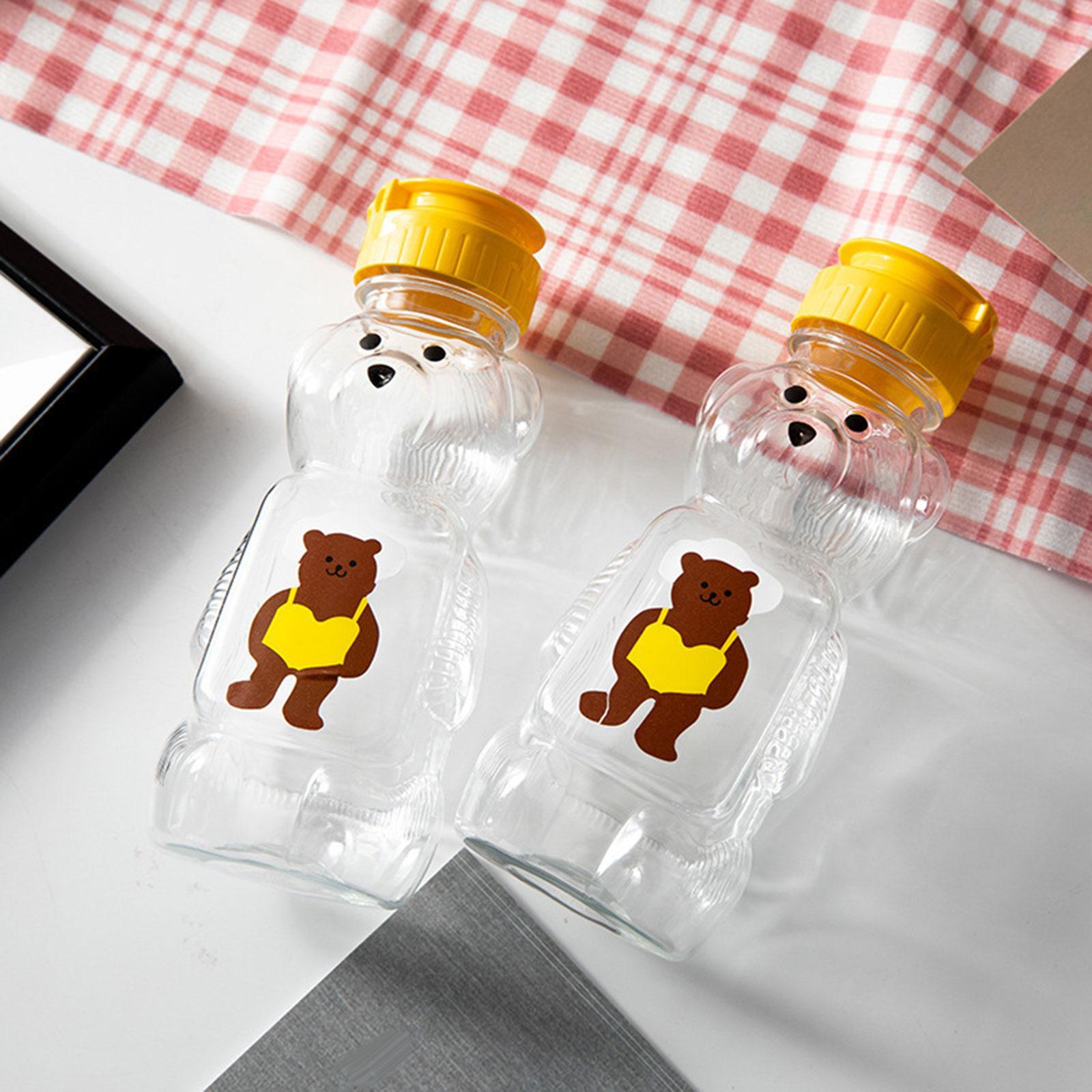 Drinking Bottle Honey Jar Storage Decor Refillable Cups for Mustard Sauce
