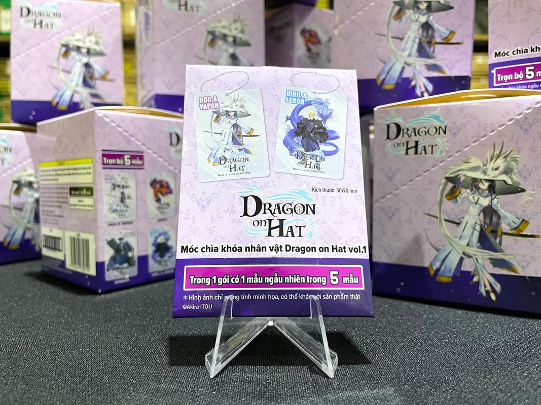 Móc Khóa Nhân Vật Dragon On Hat Vol.1 - Wedge Holdings DOH-KH01 (Mẫu Bên Trong Là Ngẫu Nhiên)