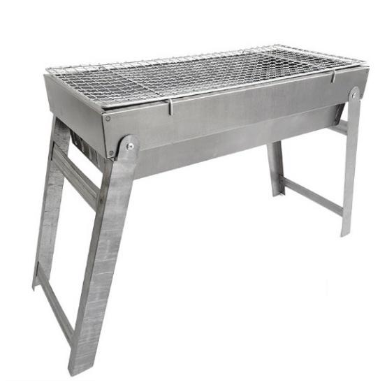 Bếp nướng than hoa, bếp nướng dã ngoại dạng gấp gọn size to 58x20x40cm