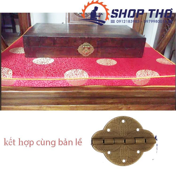 Khóa hộp giả cổ CYD099 đồng thau