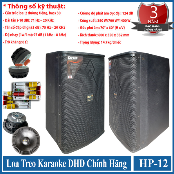 Loa treo karaoke DHD HP-12 Chính Hãng