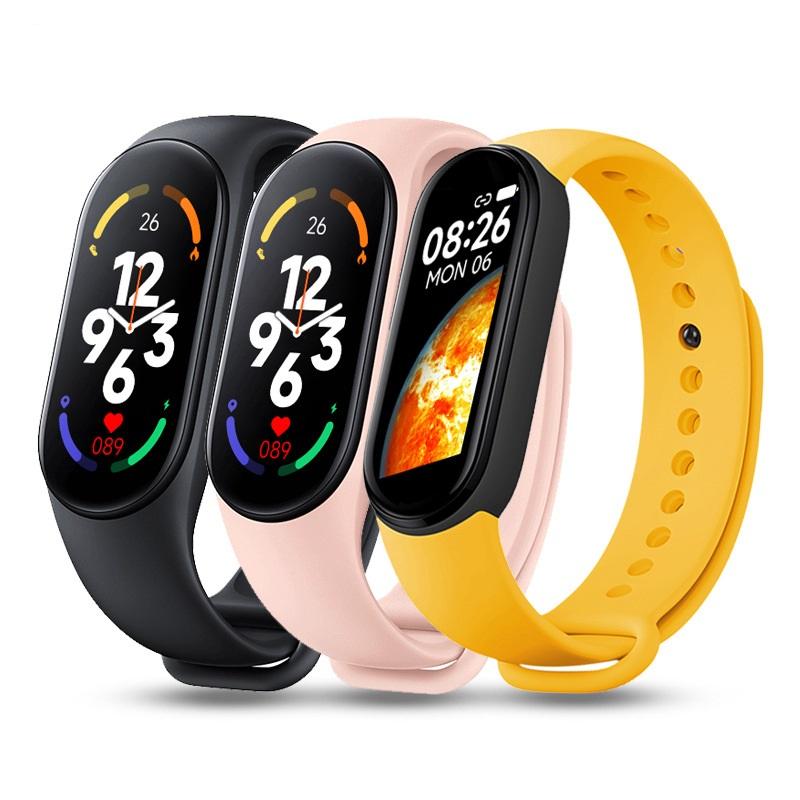 M7 Watch Smart Watch Women SMART SMART M7 Nhịp tim SmartWatch Thể dục theo dõi huyết áp thể thao Vòng đeo tay thông minh cho ban nhạc 7