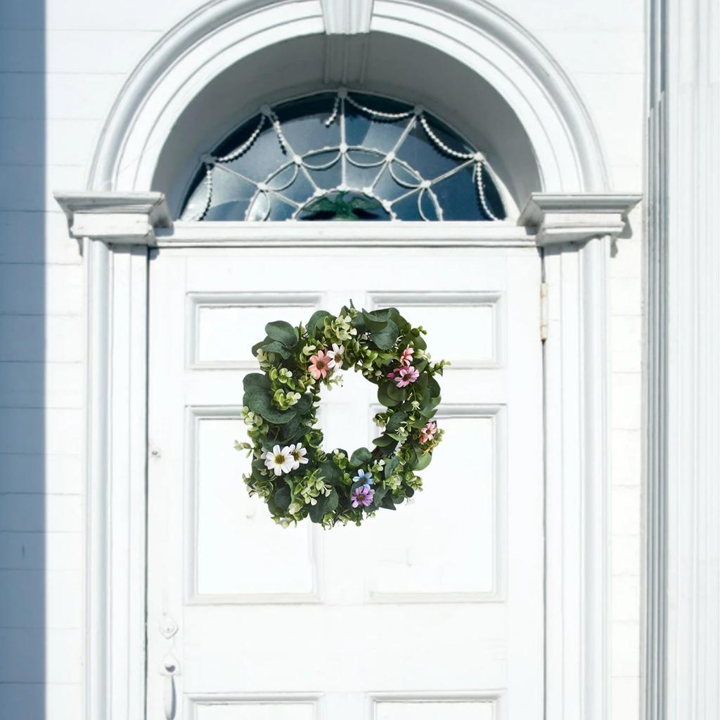 42cm Floral Wreath Door Wreath Artificial Wreath for Front Door