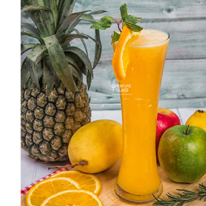 Bộ 6 ly cốc thủy tinh sinh tố nước ép dáng Cao Royal 355ml đẹp cao cấp