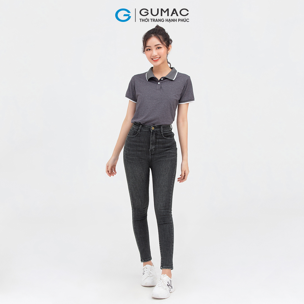 Quần jeans nữ GUMAC QJC05016 skinny tôn dáng