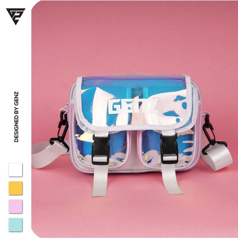 Túi đeo chéo ulzzang nam nữ GENZ phong cách unisex tone màu pastel năng động TA067