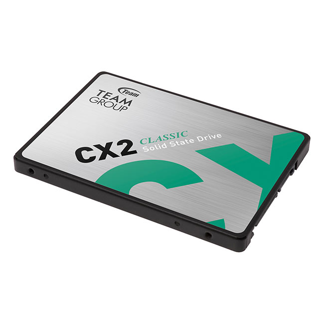 Ổ đĩa cứng SSD của máy vi tính hiệu TeamGroup CX2 512GB 2.5 Inch Sata III - Hàng Chính Hãng