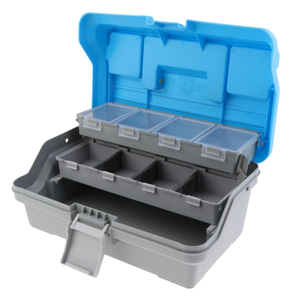 High Quality   Tackle Case Storage Fishing Tray Lure Box Container