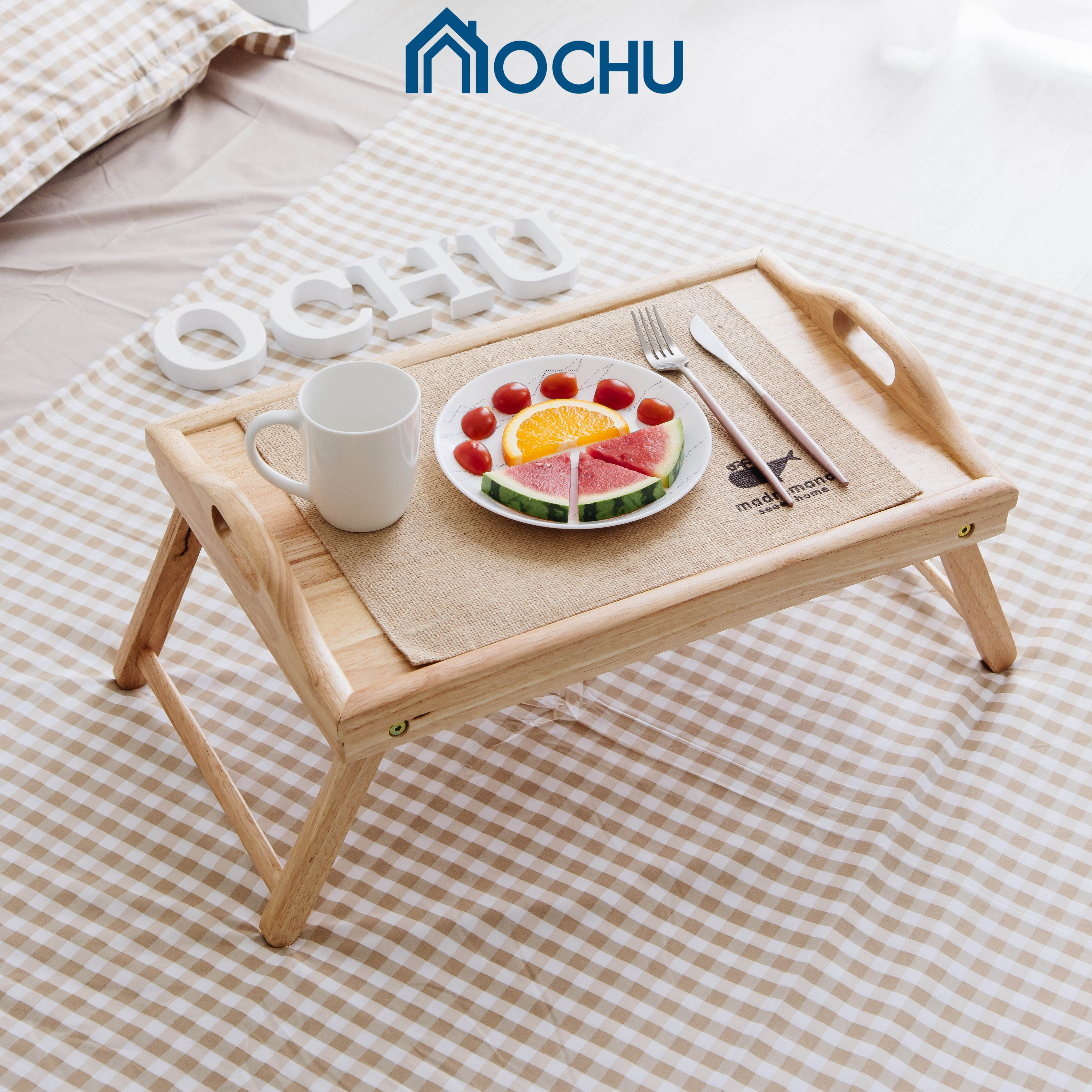 Bàn Ăn Mini Gỗ Thông OCHU - Bed Tray