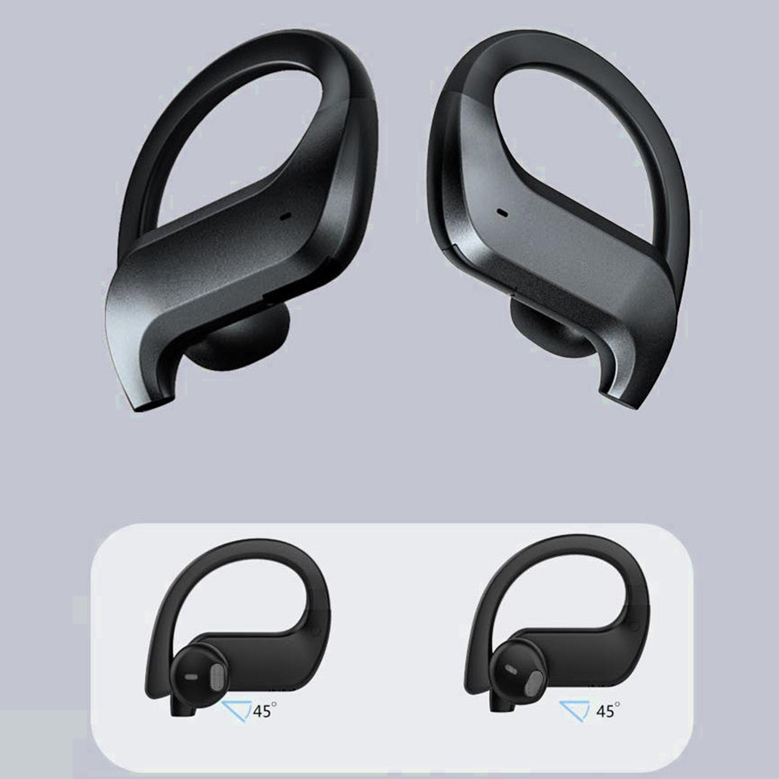 MD03 IPX5  earplugs  5.0 Earphones Ear Hook Headset w/Mic