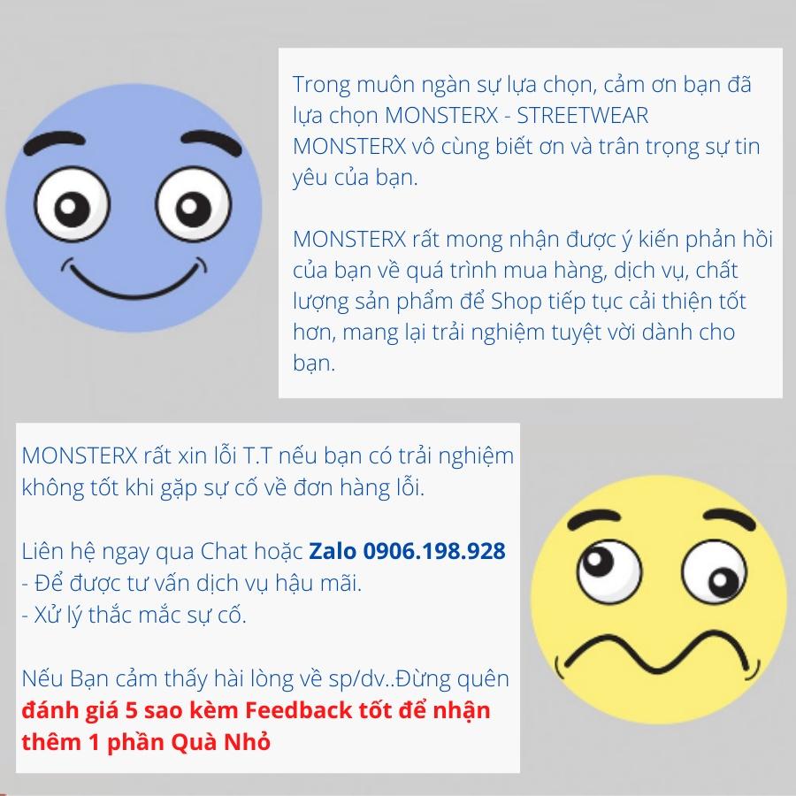 Áo thun unisex MonsterX phi hành gia SPOCE phông tay lỡ nam nữ form rộng Oversize 2 màu