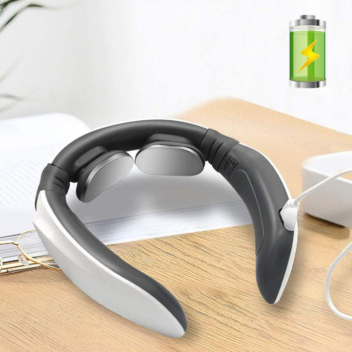 Máy massage cổ vai gáy đa chức năng với 2 đầu massage, pin sạc 5V/500mA giải pháp vật lý trị liệu hiệu quả