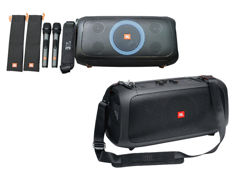 Loa Bluetooth JBL PartyBox On The Go 100W (Tặng kèm 2 Micro không dây) - Hàng Chính Hãng