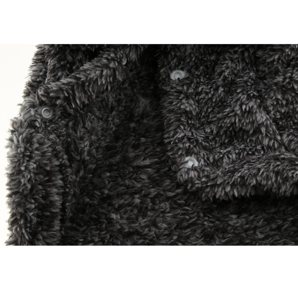 Coral Fleece Clothes Lazy Bear Dress Up Black Hoodie Dog Costume