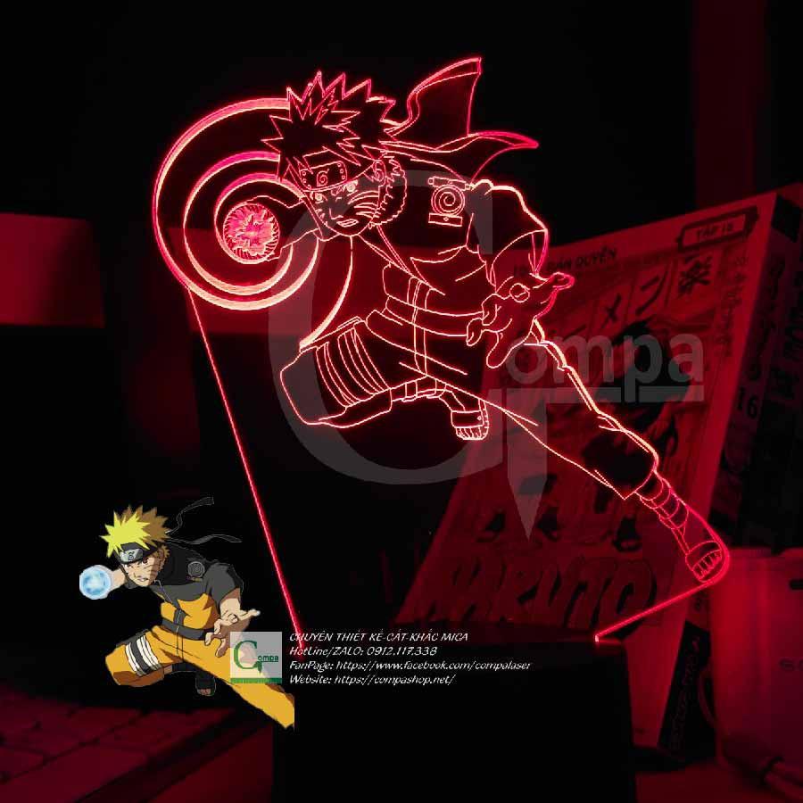 Đèn Ngủ Anime Naruto Uzumaki Naruto Type 03 ANAR0103 16 Màu tùy chỉnh, quà tặng sinh nhật