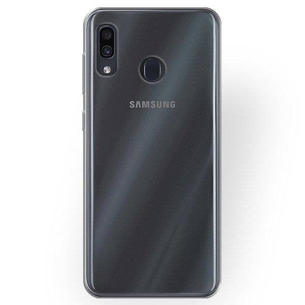 Ốp lưng dẻo cho Samsung Galaxy A20 / Galaxy A30 hiệu Ultra Thin mỏng 0.6mm chống trầy - Hàng chính hãng - Clear