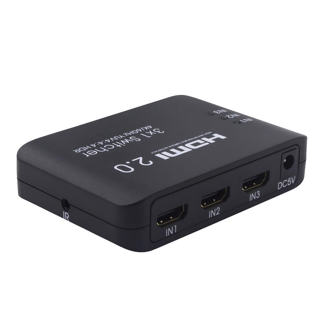 Multi-port 3 Port 1080P Video HDMI Switch Switcher Splitter With IR Remote