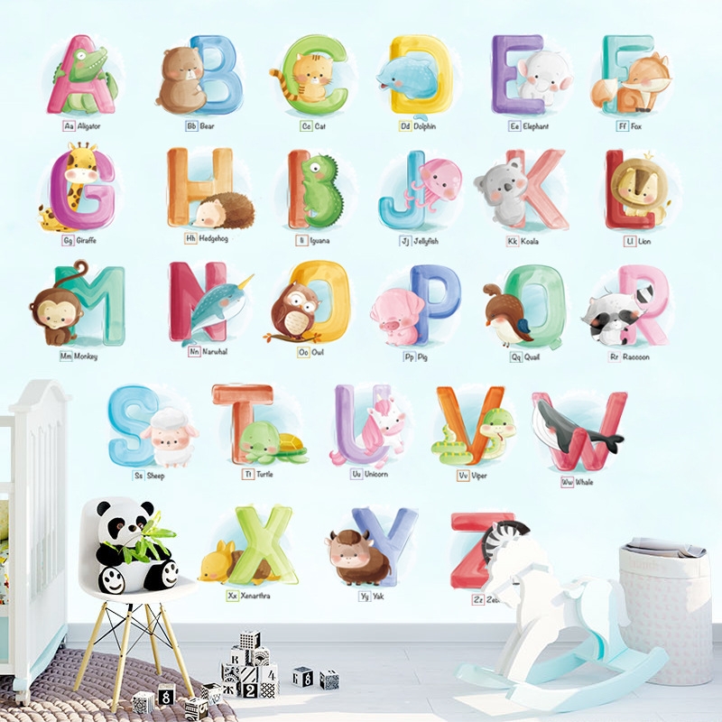 Decal chữ cái thú