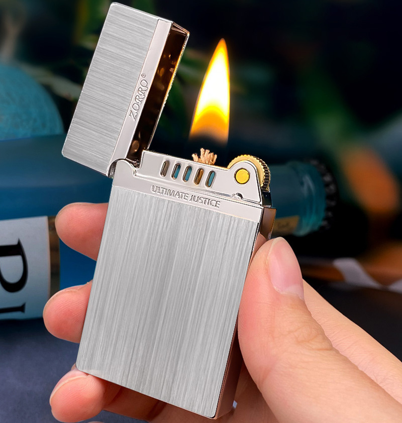 Vỏ Hột Quẹt Bật Lửa Xăng Đá Zorro Z643 Siêu Mỏng Giữ Xăng Cực Tốt, Tiếng Siêu Vang - Nhiều Màu