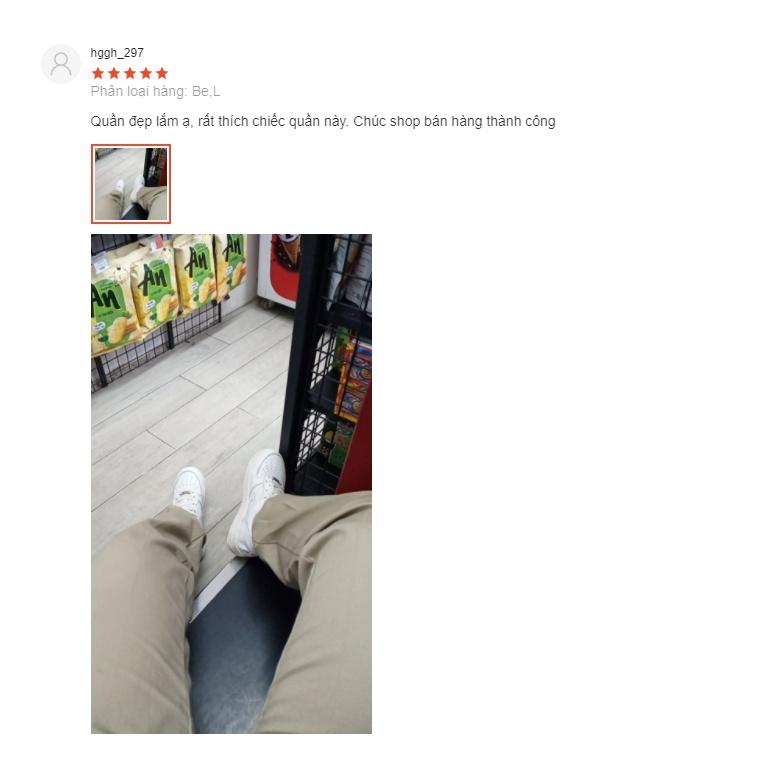 Quần Baggy Kaki túi hộp MEANSTORE pants unisex basic nam nữ cạp chun ống rộng phong cách Hàn Quốc ulzzang - Be