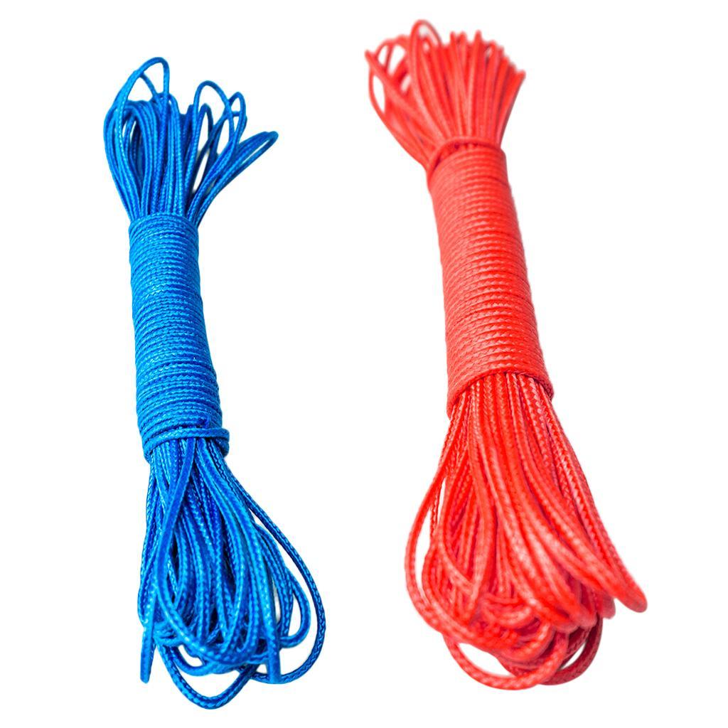 2pcs Throw Line, 49Foot UHMWPE Rope for Arborist Tree Climbing, Braided Throw Line Fishing Floating Line Rope