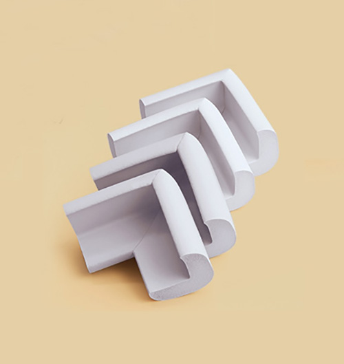 Mút Cao Su Dán, Bọc Cạnh, Góc Bàn An Toàn Cho Bé – KUB – Bộ 4 Bọc Góc – Gray