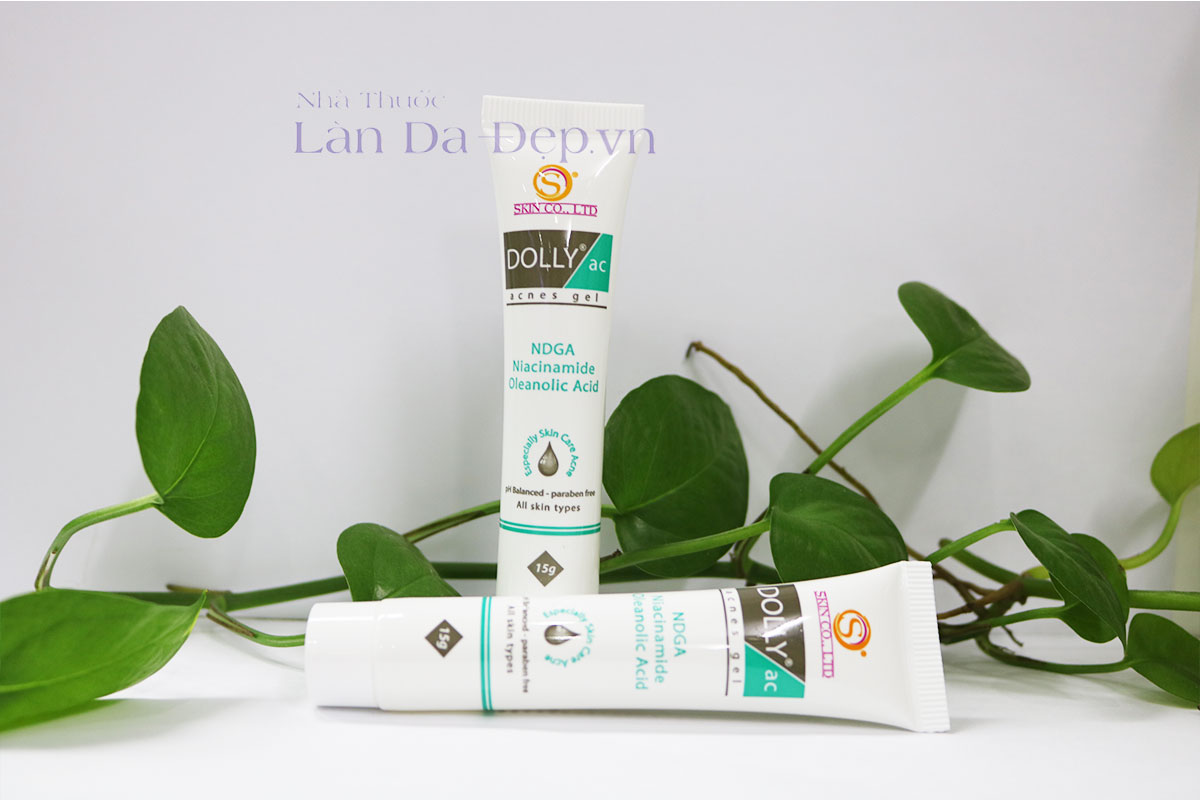 Dolly Acnes Gel 15g  - Gel ngừa mụn và giảm thâm do mụn.