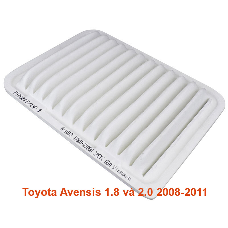 Lọc gió động cơ cho xe Toyota Avensis 1.8 và 2.0 2008, 2009, 2010, 2011 17801-0D060 mã A1013-1