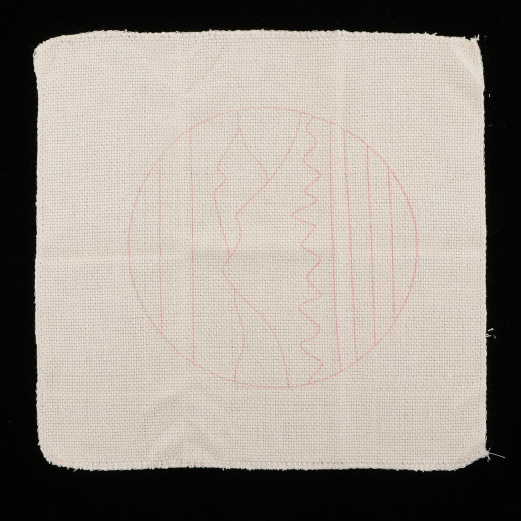 2Sets Punch  Kits Rug-Punch Beginner Kit DIY Crafts 20cm