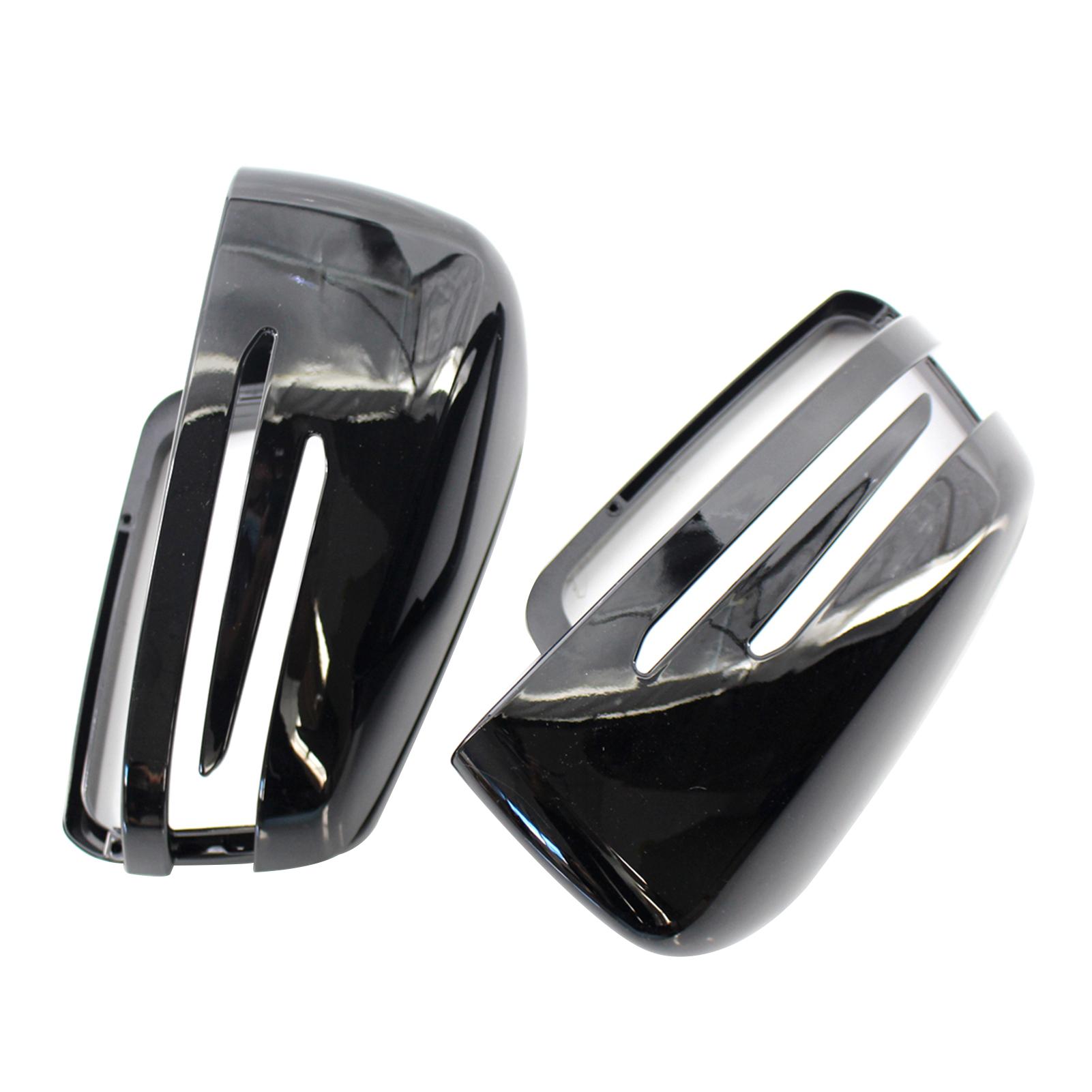 1 Pair Rearview Mirror Cover Carbon Fiber Replacement for Benz E C-Class W212 W204 W221 2009-2013