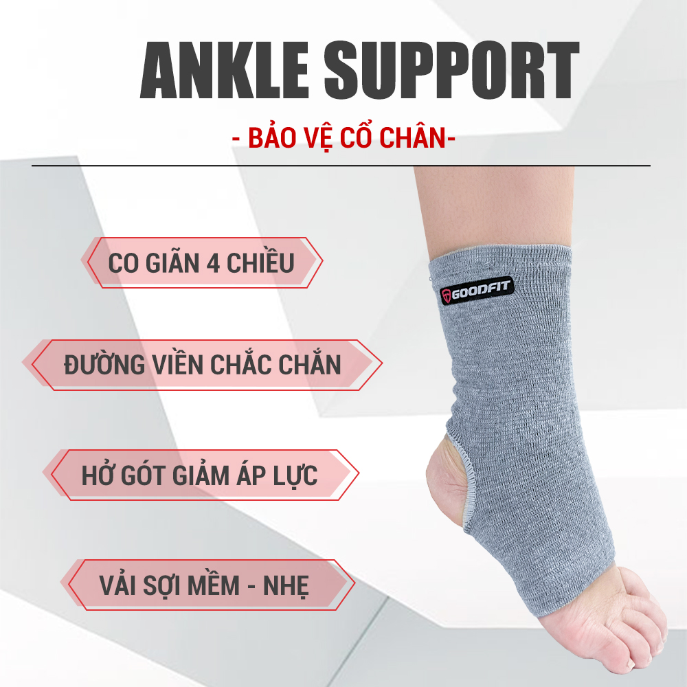 Tất bảo vệ cổ chân, bó gót chân GoodFit GF616A