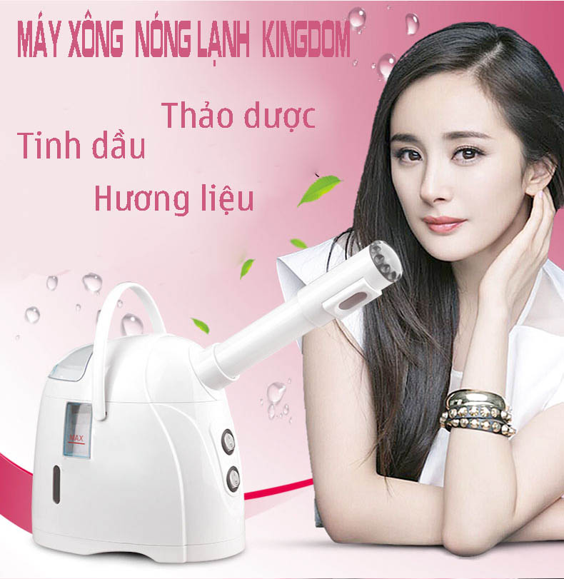 Máy xông nóng lạnh ion âm có bút massage mắt đi kèm Kingdom  169B ( hàng nhập khẩu )