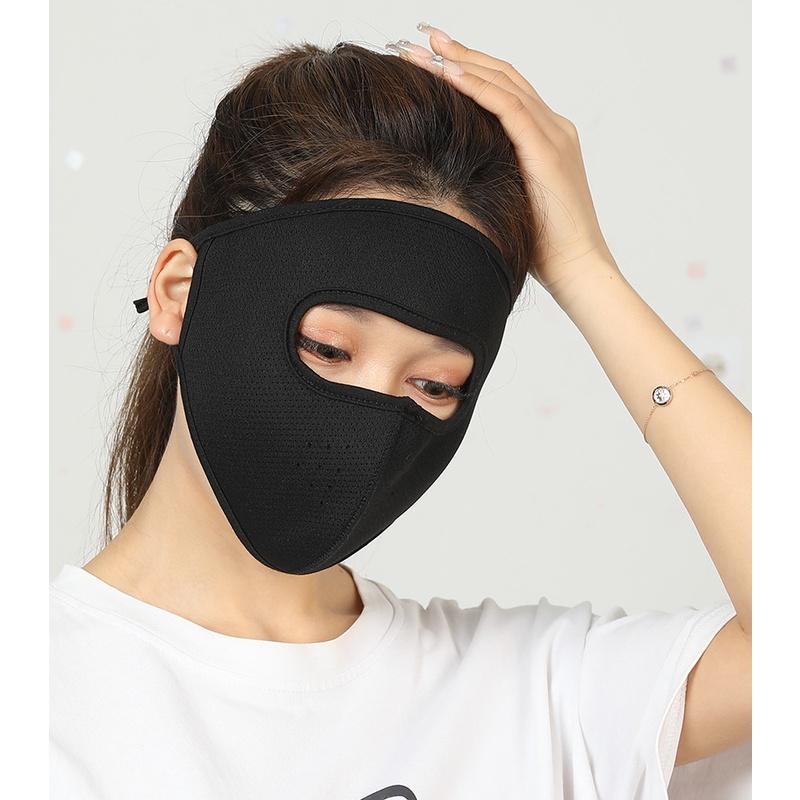 Khẩu trang ninja 2 lớp dày dặn vải cotton thông hơi thoáng mát chống nắng chống gió bụi thích hợp nam và nữ
