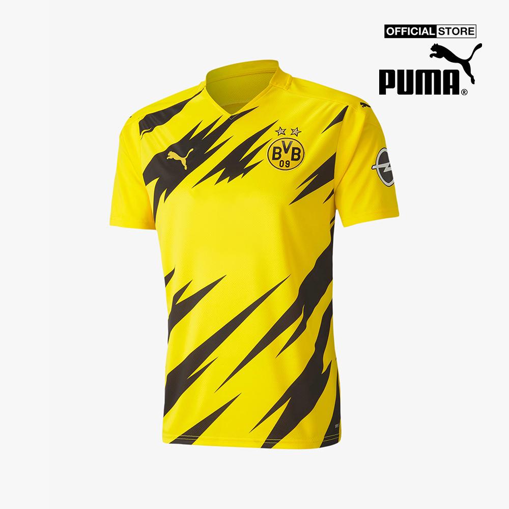 PUMA - Áo thun thể thao nam ngắn tay BVB Home Replica 757156-01-L