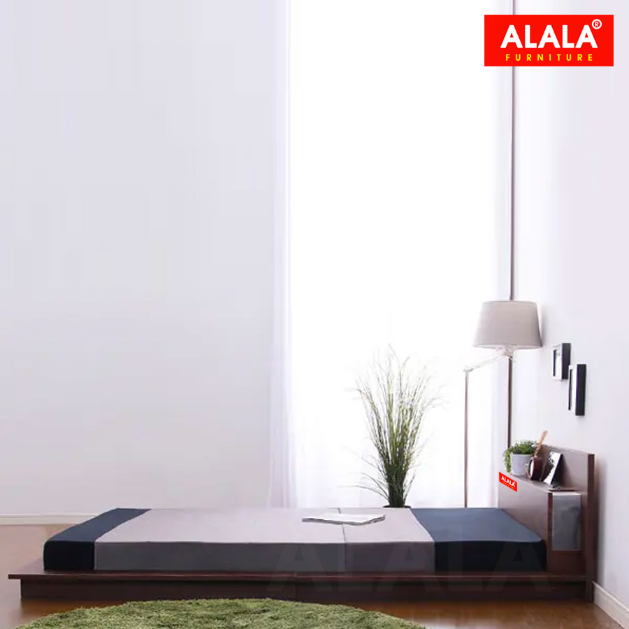 Giường thấp ALALA19 / Miễn phí vận chuyển và lắp đặt tận nơi/ Đổi trả 30 ngày/ Sản phẩm được bảo hành 5 năm từ thương hiệu ALALA/ Chịu lực 700kg