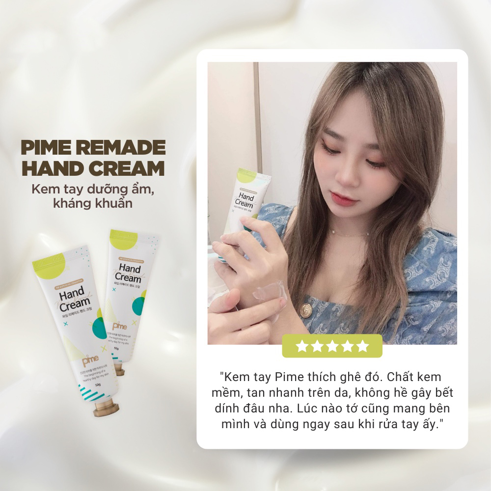 KEM DƯỠNG DA TAY KHÁNG KHUẨN PIME REMADE HAND CREAM 50G