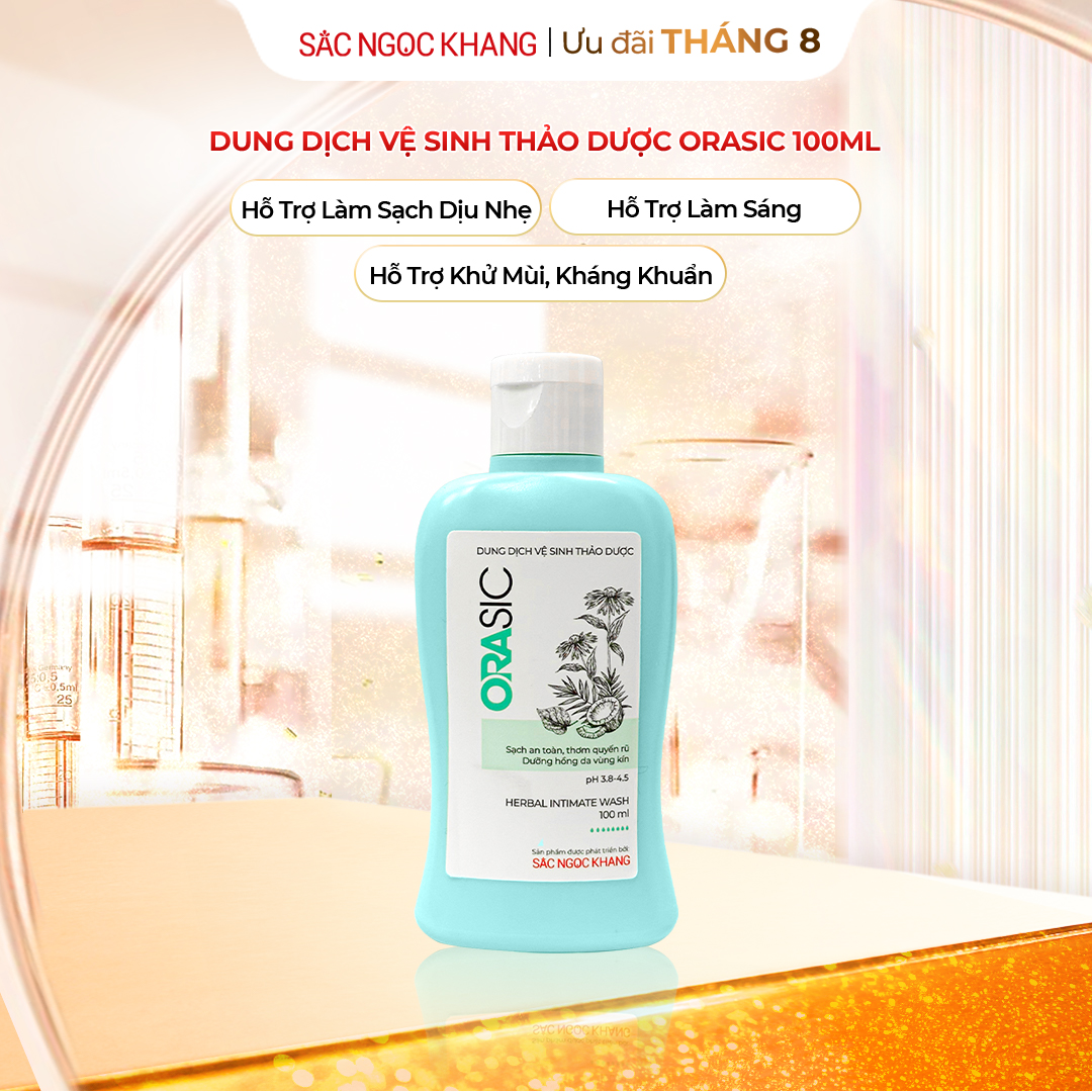 Dung dịch vệ sinh Orasic (100ml) kháng khuẩn thiên nhiên